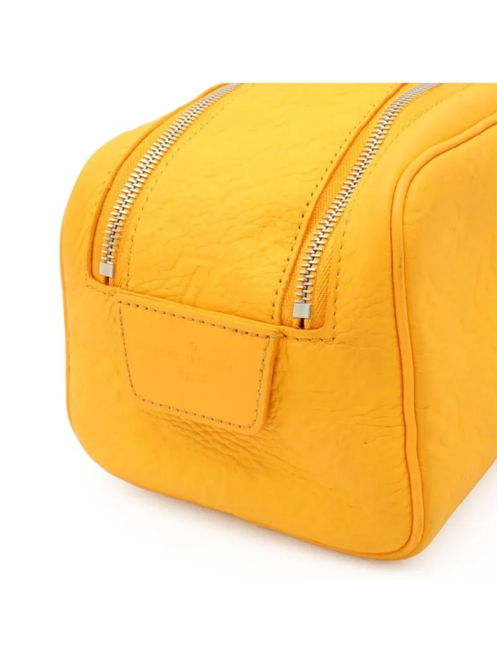 Louis Vuitton Monogram Taurillon Doppelganger Clutch Handbag Pouch Saffron